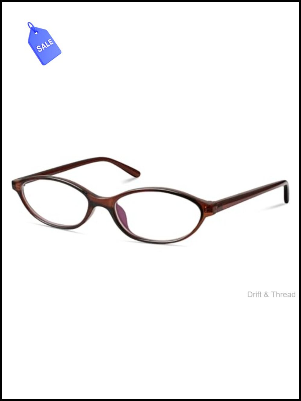 Oval Blue Light Blocking Glasses Retro 90s Cat Eye Computer Eyewear Anti